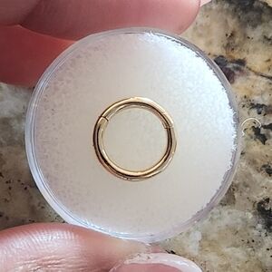 Maria Tash 14k yellow gold 14g 8mm clicker